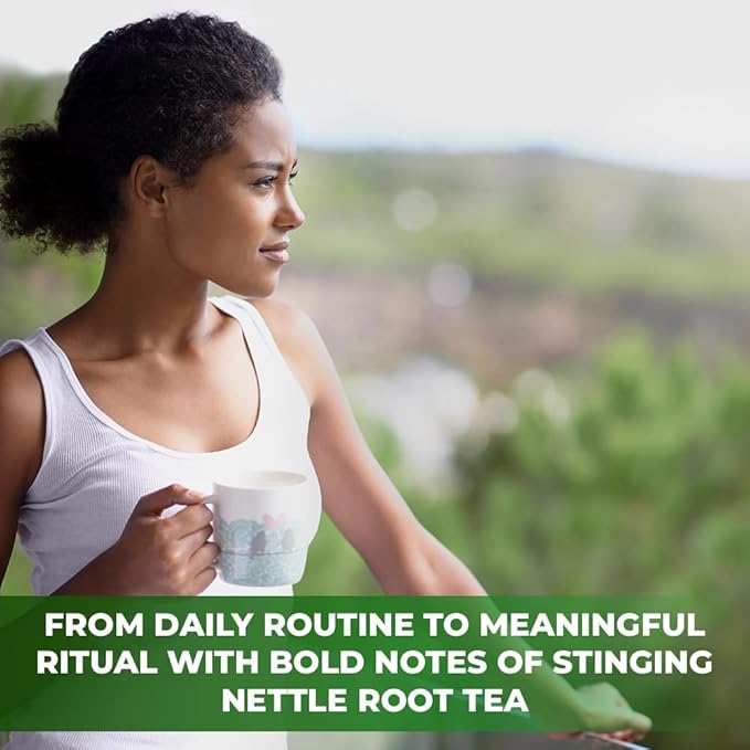 30 Bags Nettle Root Dried Stinging Nettle Root Herbal Tea - 30 Count 2g Bags Herb Tea Raíz De Ortiga