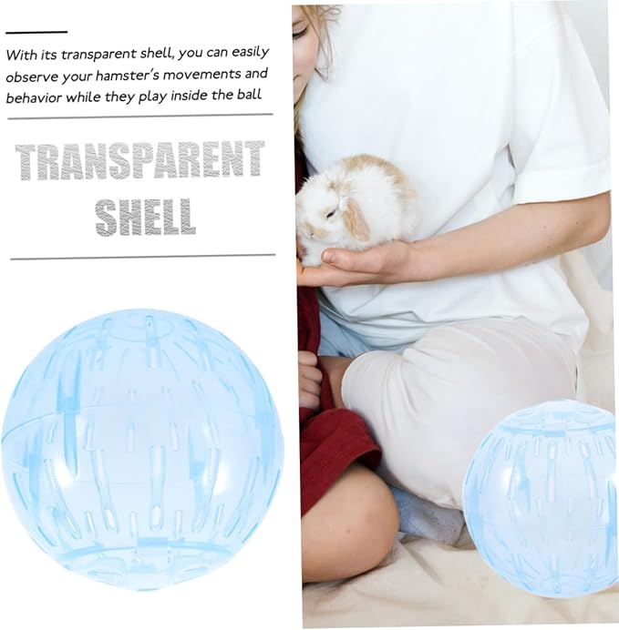 Hamster Balls Large Exercise Toy 10cm Pet Running Balls Track for Chinchilla Guinea Pig Gerbil