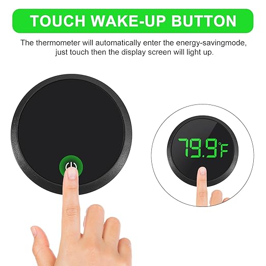 1PCS Digital Aquarium Thermometer,LED Display Thermometer for Aquarium Fish Tank