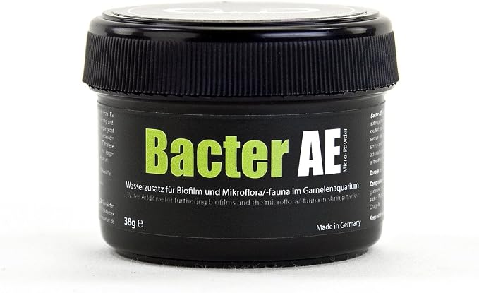 GlasGarten Bacter AE Shrimp (35g) | Nutrients for Live Freshwater Shrimp Food/Aquarium Water (Neocaridina, Amano, Red Cherry, Rili)