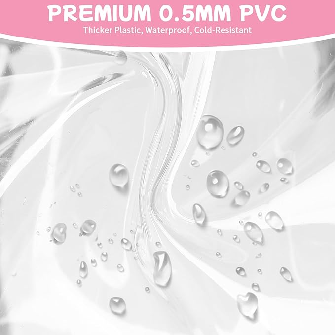 MOONBABY Small Clear Backpack for School Transparent Bookbag for Kids Heavy Duty PVC See Through Backpack Stadium Approved