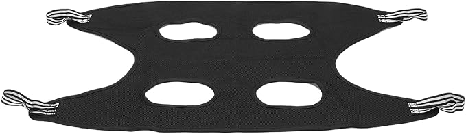 Cat Grooming Hammock, Secure Restraint Comfortable Breathable Fabric Pet Grooming Hammock, Dog Sling with Hook and Loop Straps for Cats Salon (L)