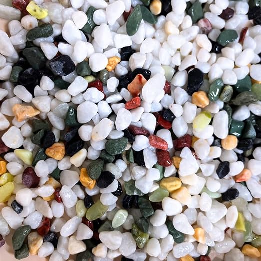 500G/ 1.1LB Succulent Rocks, 0.3-0.8Inch Horticultural Grit for Indoor Plant Decoration, Natural River Stones for Cactus, Decorative Gravel for Landscaping, Aquariums, Bonsai, Vases Fillers(Mixed)