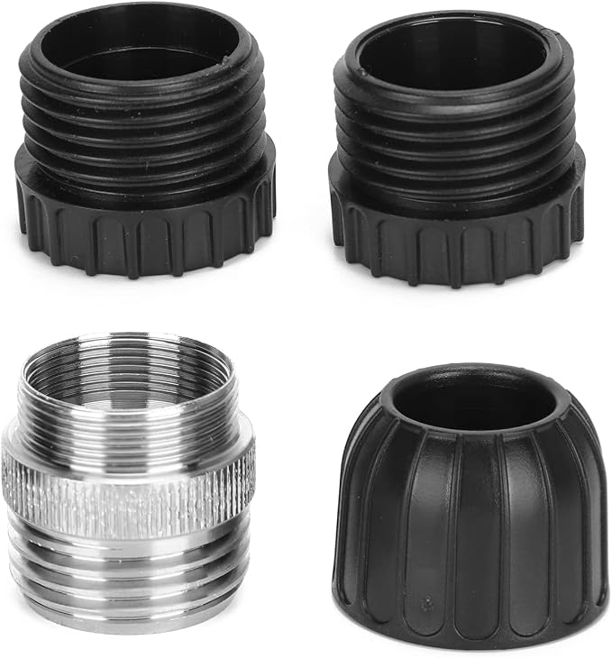 Aquarium Fish Water Changer Replacement Faucet Nozzles Pump with 2 Faucet Adapters Aquarium Pumps Filters Aquarium Water Changer Vacuum Parts Fish Faucet Adapter