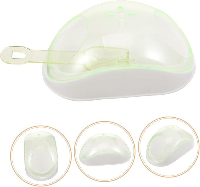 YARNOW 1set Hamster Bathing Container Sand Bath Kit for Hamsters Chinchilla Dust Bath Compact Pet Supply