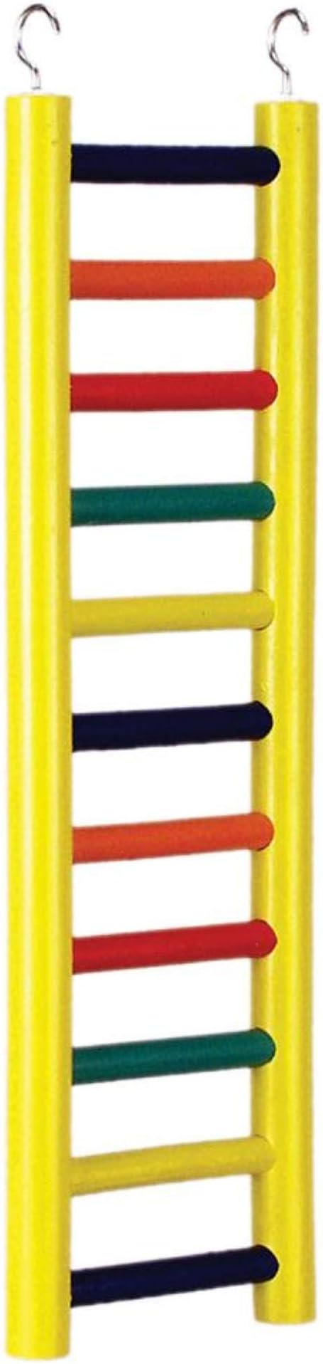 Prevue Pet Products BPV01138 Carpenter Creations Hardwood Bird Ladder with 11 Rungs, 18-Inch, Colors Vary