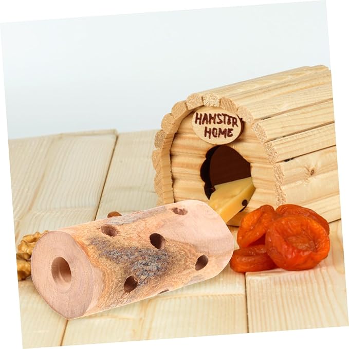 BESPORTBLE 3Pcs Apple Wood Chew Sticks for Animals Natural Teething for Hamsters Guinea Pigs Rabbits Chinchillas Durable Molar Treats for Healthy Teeth and Digestion