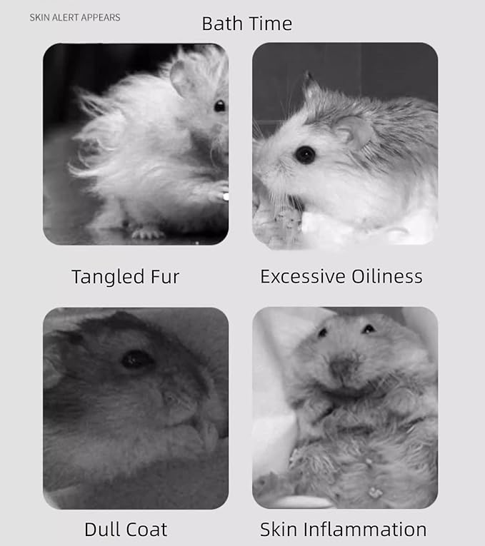 MANON ROSA Chinchilla Bath Sand-No-Dust Sand for Hygienic Bathing Litter Box - Ideal for Dwarf Hamsters Gerbils Mice Degus and Small Pets (M(4lb),Petal Bath Sand)