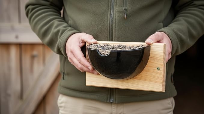 Swallow Houses for Outside, Tree Barn Swallow HDPE Composite Material Everlasting Nesting House Nest Box, Cedar Hanging Board Everlasting Under Roof 10"*4"*5.6" Large Copacity Inside Spaces