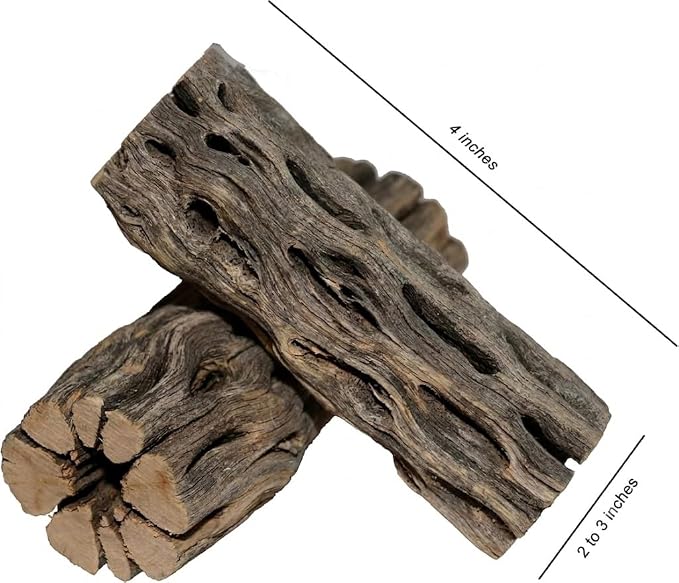 Natural Cholla Wood for Aquarium Decoration Shrimp and Fish Tank (4 Inch (2 Pack))
