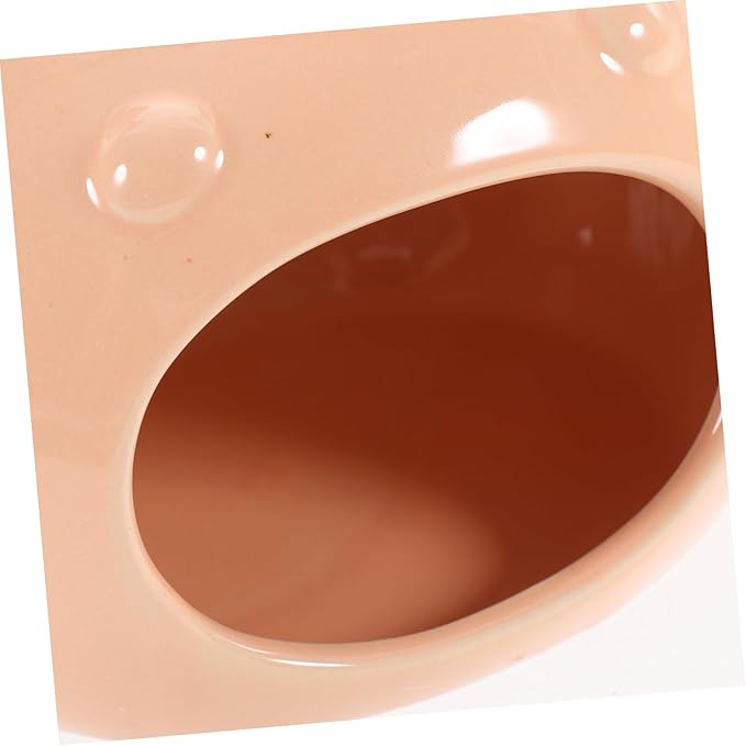 COLLBATH Ceramic Hamster Hideout Small Animal House Cooling Cozy Bed for Hamsters Gerbils Guinea Pigs and Hedgehogs Comfortable Pet Shelter