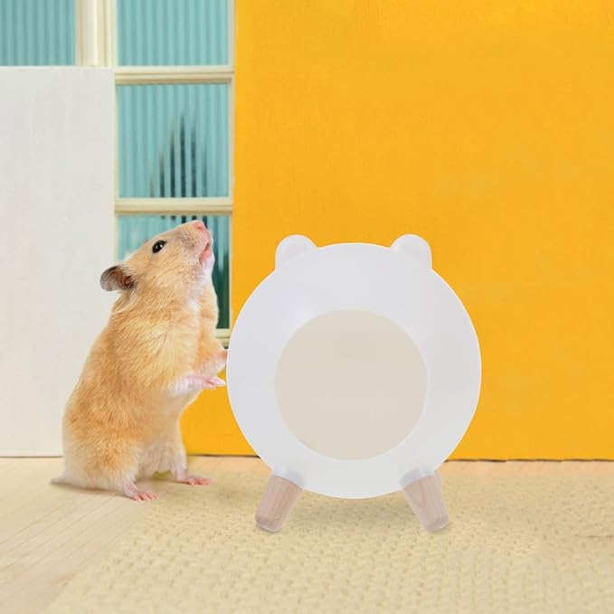 Ipetboom Ceramic Small Pet Hideout 5.1X4.3X5.5 Inch Hamster Nest Hiding House Decorative Shelter for Hedgehogs and Small Animals Indoor Use