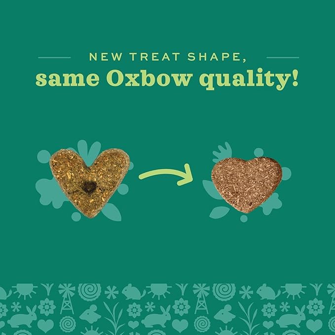 Oxbow Simple Rewards High-Fiber Timothy Hay Small Animal Treats for Rabbits, Guinea Pigs & Chinchillas - Carrot & Dill Crunchy Baked Snacks, 3 oz (3 Pack)