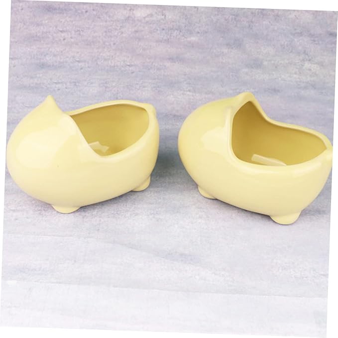 Ceramic Hamster Bath Tub Guinea Pig Bathtub Pet Dust Bath Chinchilla House Multi-Purpose Nest Bed