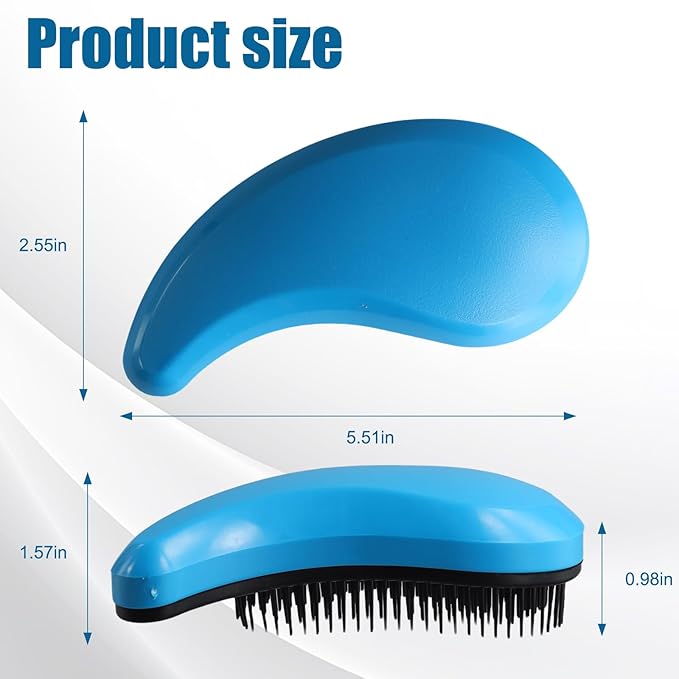 Puppy Brush for Small Dogs Portable,Dog Brush for Small Dogs Gentle, Reduces Shedding & Tangles,For Cavapoo, Yorkies, Pomeranians, Shih Tzu, Bichon Frise,Blue