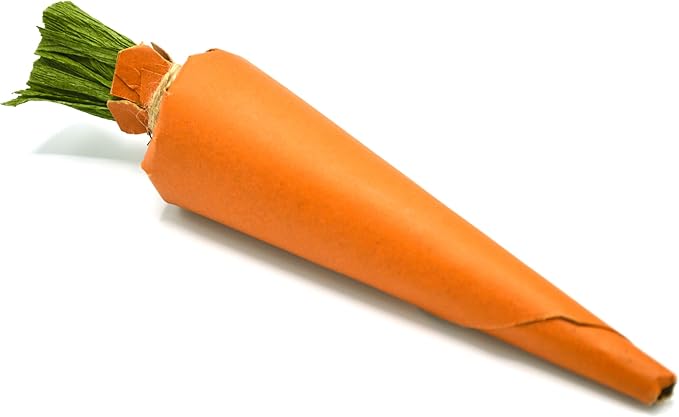 Oxbow Enriched Life Crunchy Carrot, Natural Paper Chew Toy for Rabbits, Guinea Pigs, and Hamsters, Promotes Dental Health and Foraging, Safe Enrichment Accessory, Small Pet Chew