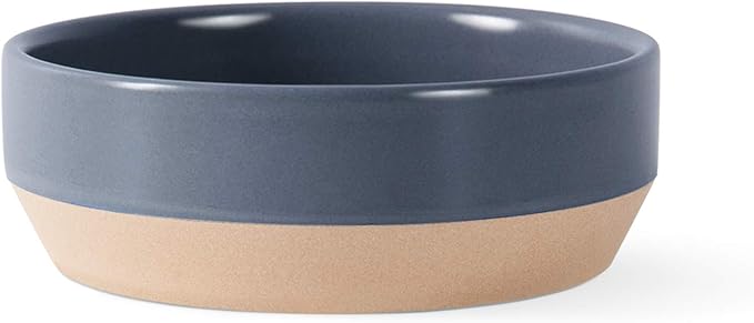 FRINGE STUDIO "Celestial Small Stoneware Pet Bowl (478002) Navy
