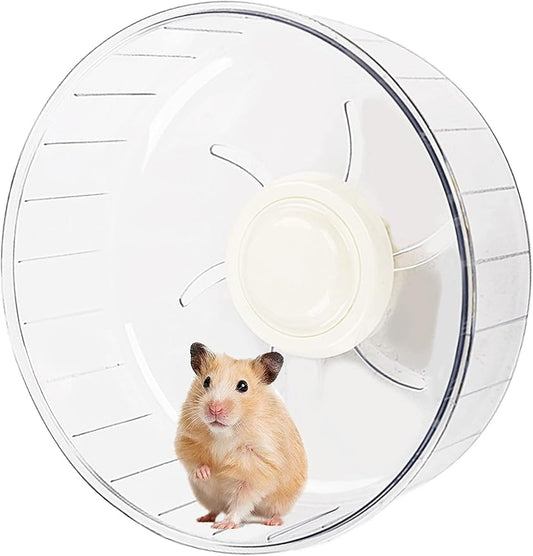 Silent Hamster Exercise Wheel - 7.9 Inch Running Spinner Quiet Runner for Small Animal Pet Gerbil Dwarf Syrian Hedgehog Rat Mouse Mice