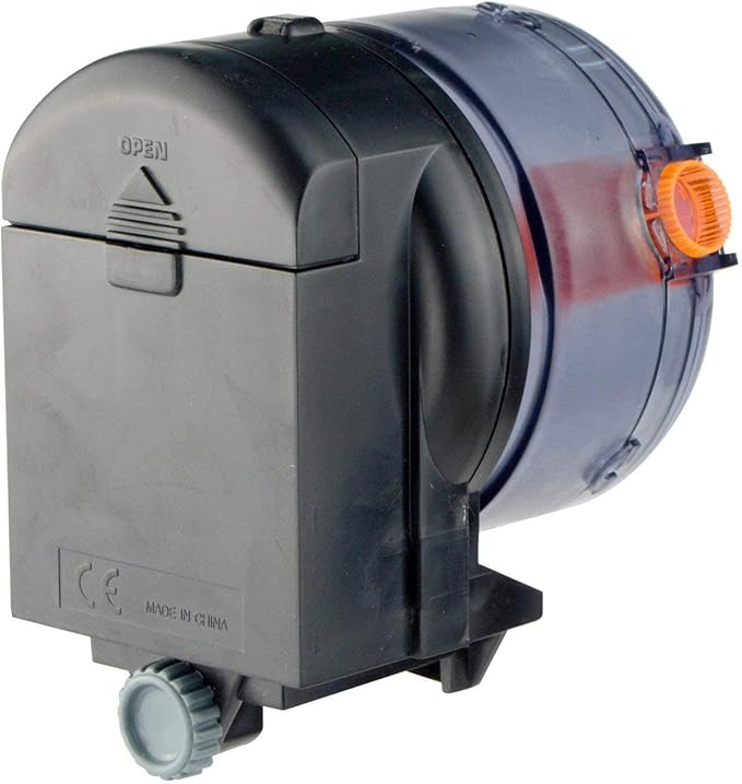 Saim Battery-Operated(AA) Automatic Fish Feeder for Aquariums, Fish Feeder Auto Dispenser for Holidays Weekend and Travel