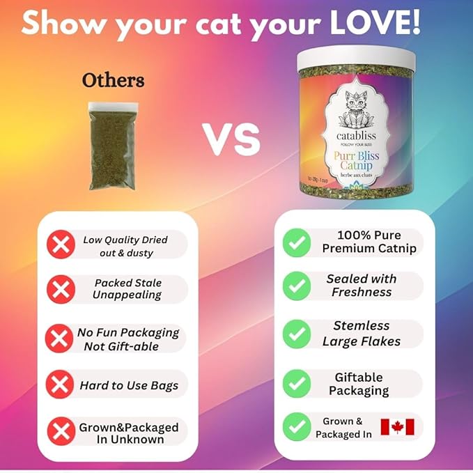 Catnip: Where Every Sprinkle is a Journey to Delight, 2oz Enjoy Sifted Catnip for Cats, Designed for use Loose on The Floor or Easy Refill Catnip Toys.