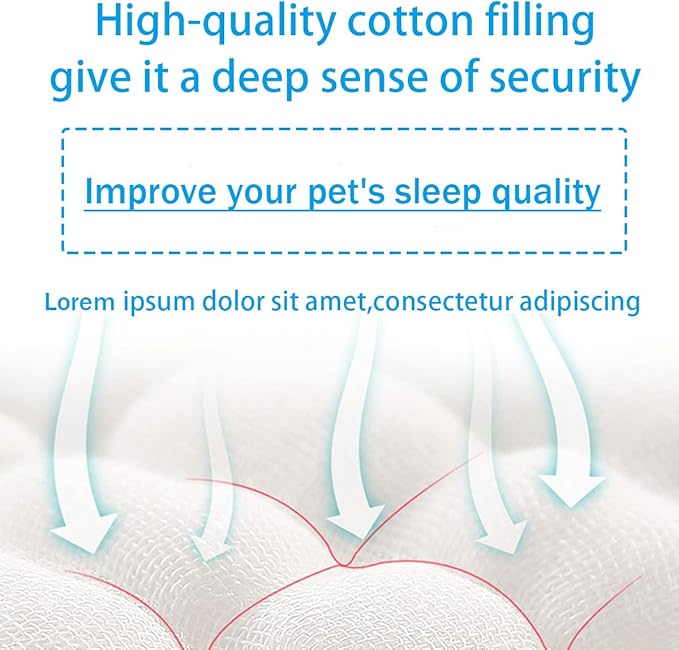 Original Calming Donut Dog and Cat Bed in Shag Fur, Dog Beds for Melium Dogs, Anti Anxiety Round Fluffy Plush Faux Fur Pet Bed 31''×31''