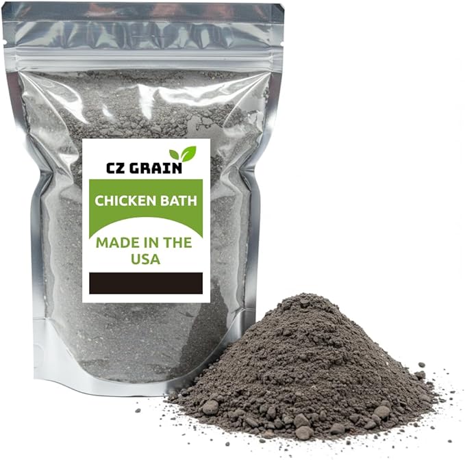 World’s Best Chicken Dust Bath – Natural Wood Ash, Sand & Fine Dust Blend – Safe for All Chickens (20 Pounds)