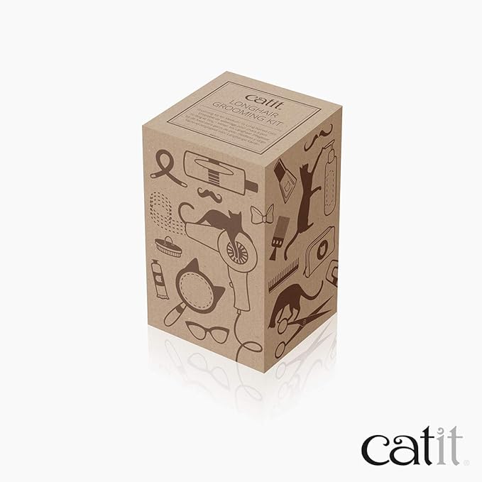 Catit Senses 2.0 Long Hair Cat Grooming Kit