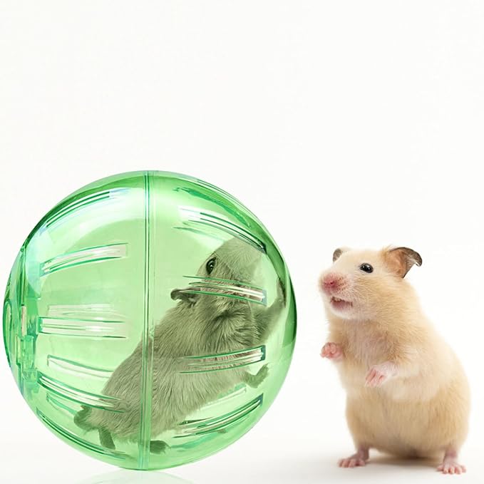 Baluue Hamster Running Ball 4 Inch Mini Exercise Toy for Small Pets Safe Interactive Activity for Hamsters Gerbils