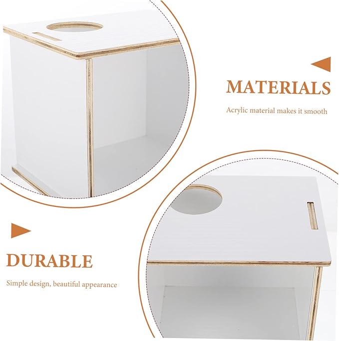 Wooden Hamster Sand Bath Box Multi-Function Pet Bathtub for Chinchillas Animals Easy to Design for Bathing Toilet Use Fresh Tidy Space