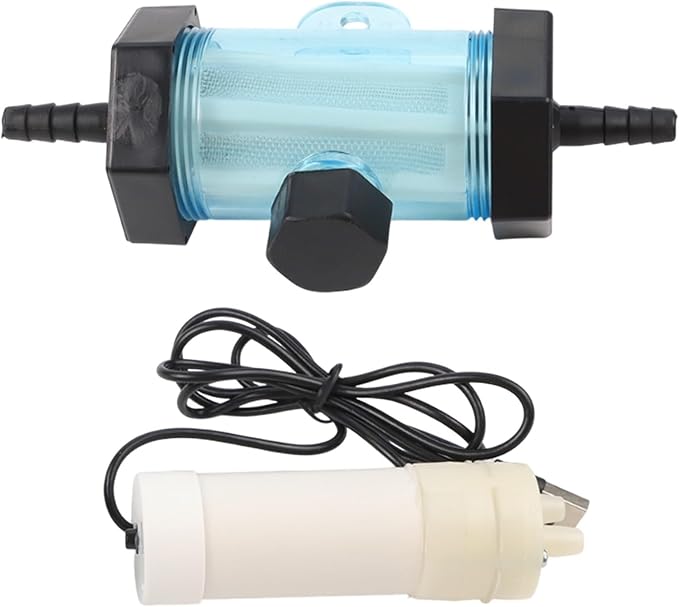 Electric Aquarium for gravel Cleaner USB Pump with Siphon Vacuum for Fish and Turtle Tanks, Freshwater or Seawater Use, Includes Filter, Suction Head and Silicone Tube(5 Meter)