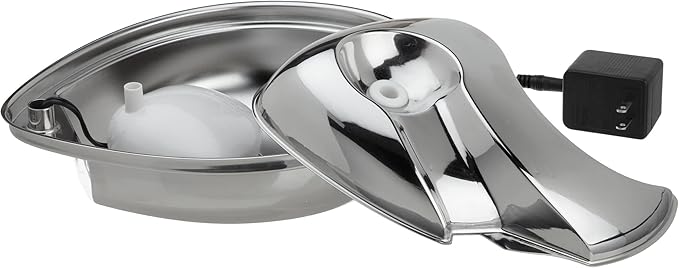 Pioneer Pet Stainless Steel Fountain Raindrop Design , 60oz