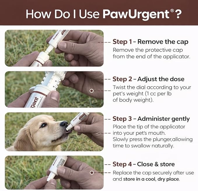 30 cc Activated Charcoal Gel for Dogs for Poisoning, Dog First Aid Activated Charcoal, Animal Use Only
