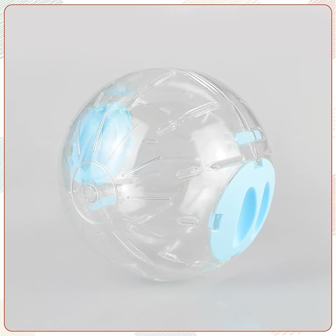 Andiker Hamster Ball, 5.52in Transparent Exercise Ball with Breathable Holes for Small Animals to Keep Fit or Do More Sports