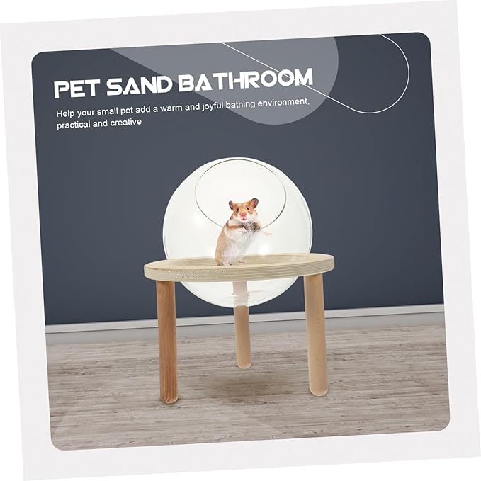 SUPVOX Chinchilla Bath Box Hamster Dust Bath Tub Wash Tub for Household Pet Supplies