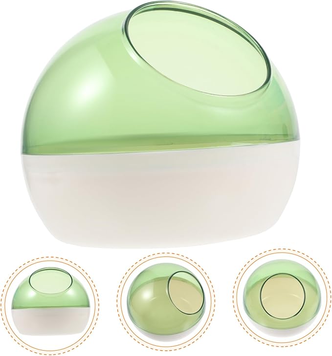 Garneck Multi-Function Hamster Bath Kit Hamster Toilet Chinchilla Dust Bath Easy to Store Transport