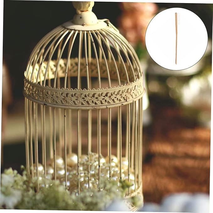 1pc Bird Cage Cleaning Brush Handle and Bristle Tool for Effortless Bird Dropping Cleanup for All Cage Types Easy Storage and Reach