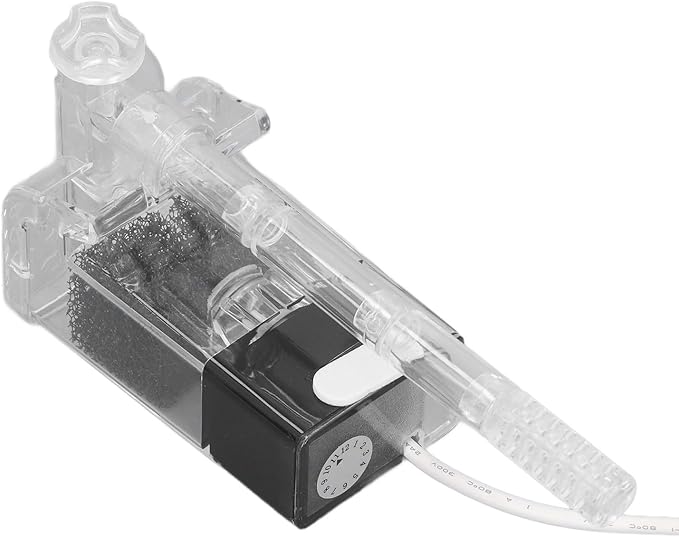 Ultra Quiet Aquarium Hang on Filter, Slim Aquarium Filter Performance Hang On The Back Power Filter Adjustable Space Saving Fish External Hanging Filter