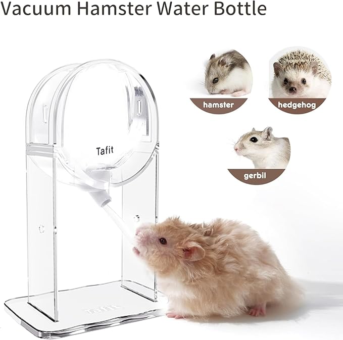 Hamster Water Bottle Holder Small Animals Bottle Stand for Dwarf Hamsters, Syrian Hamsters, Rats, Mice, Hedgehogs, Gerbils, Sugar Glider, Squirrels, Small Pets