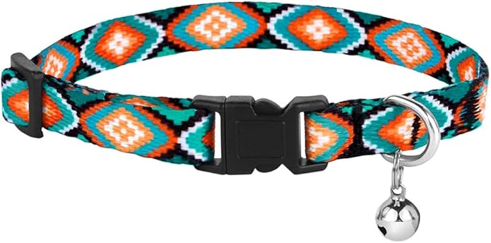 CollarDirect Cat Collar Breakaway with Removable Bell Set of 2 PCS