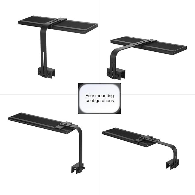 LED Aquarium Light for 12-20 Inch Tanks, Full Spectrum Fish Tank Light with 24/7 Sunrise Sunset & Moonlight Mode, Adjustable Brightness & Timer, for Freshwater/Planted/Saltwater Aquarium, 18 watts