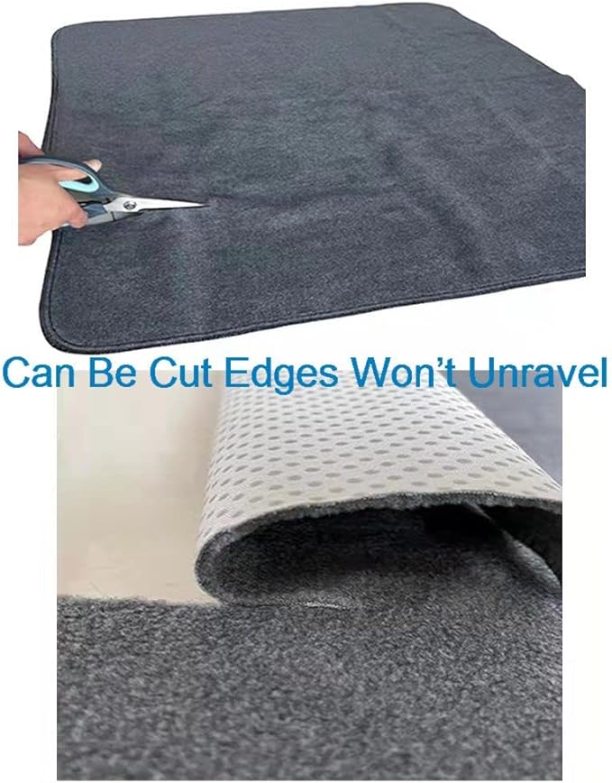 Peepeego 2PCS Non-Slip Pee Pads for Dogs 54" x 54", Washable Dog Pads with Fast Absorbent, Reusable, Waterproof Rug for Training, Whelping, Housebreaking, Incontinence for Dog Playpen
