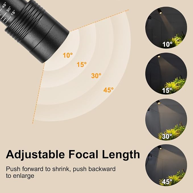 MiOYOOW Clip On Aquarium Light, Mini Dimmable LED Aquarium Light Adjustable Fish Tank Spotlight for Planted Saltwater Freshwater