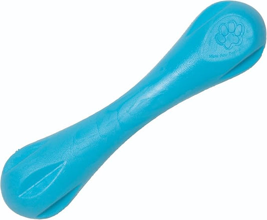 WEST PAW Zogoflex Hurley Dog Bone Chew Toy – Floatable Pet Toys for Aggressive Chewers, Catch, Fetch – Bright-Colored Bones for Dogs – Recyclable, Dishwasher-Safe, Non-Toxic, Large, Aqua