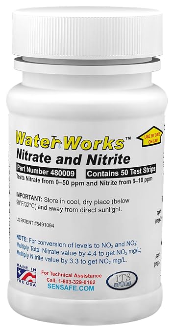 Test Strip, Nitrate/Nitrite Nitrogen, PK50
