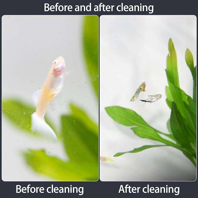 Fish Tanks Algae Magnet Tool Scrapers Floating Cleaner Scrubber Brush Algae Scrapers Tool Small Size