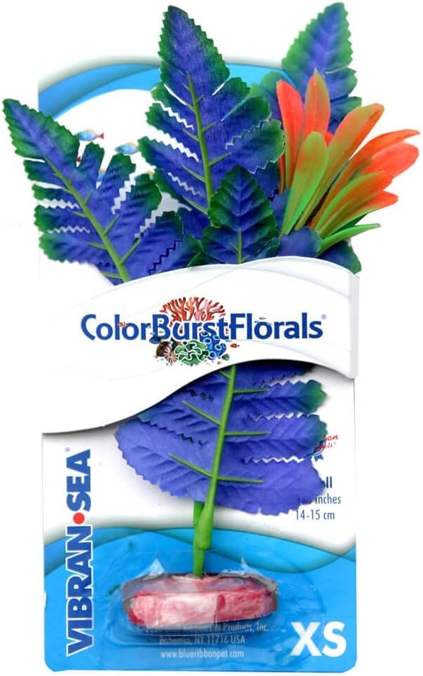 ColorBurstFlorals Butterfly Sword XSmall Silk Aquarium Plant