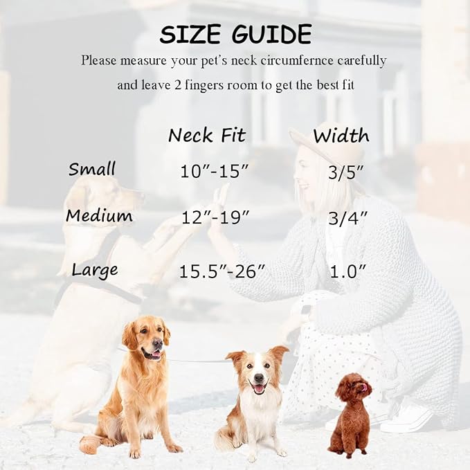 Soft Cotton Dog Collar with Metal Buckle Adjustable Heavy Duty Comfy Corduroy Collars for Small Medium Large Dogs,Blue,Small