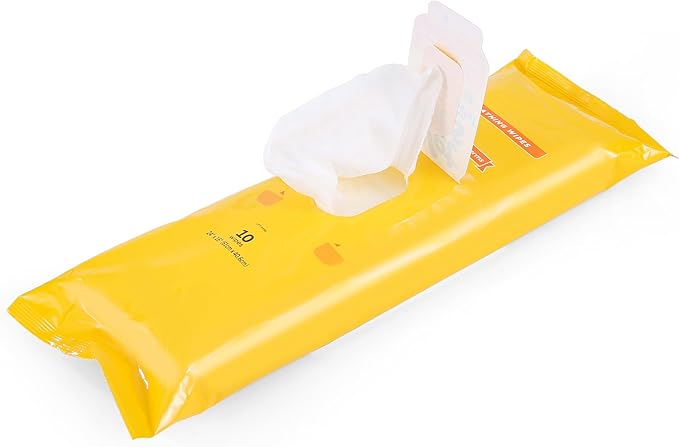 Wet Ones for Pets Multipurpose Dog Wipes with Aloe Vera, Tropical Splash Scent - Extra Large Pet Bathing Wipes with Wet Lock Seal for Paws and All-Over Use, 10 Count - 3 Pack