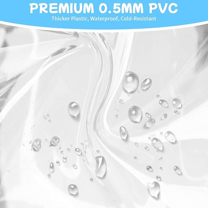 MOONBABY Small Clear Backpack for School Transparent Bookbag for Kids Heavy Duty PVC See Through Backpack Stadium Approved