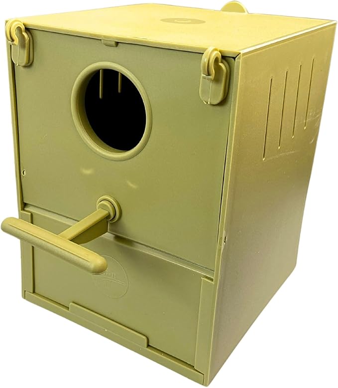 2GR Pearl Nest for Small and Exotic Canaries & Parrot Chicks – Comfortable and Durable Bird Shelter for Safe Nesting and Breeding – Sturdy Design, Easy to Install